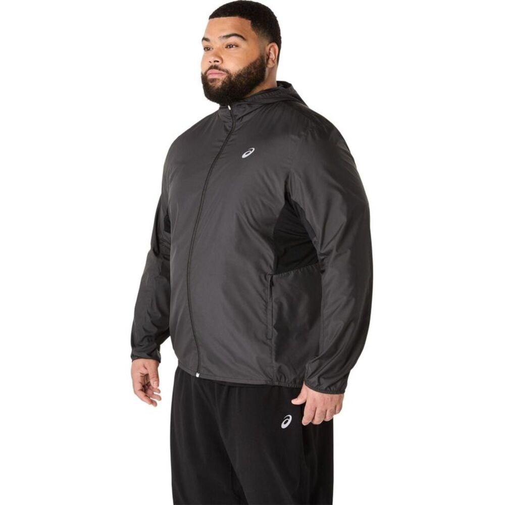 Asics Mens Performance Lightweight Athletic Jacket / Black